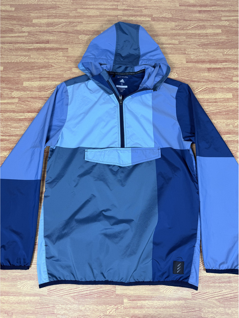 Adidas Adicross Xander Schauffele Golf Anorak Jacket Mens S Blue
